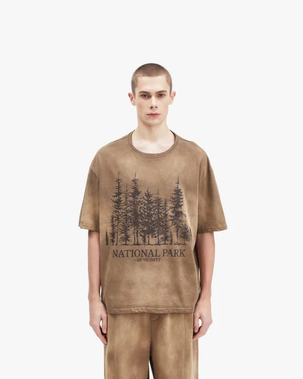PINETREES TEE BEIGE - T-Shirts - streetwear Avenue Wear