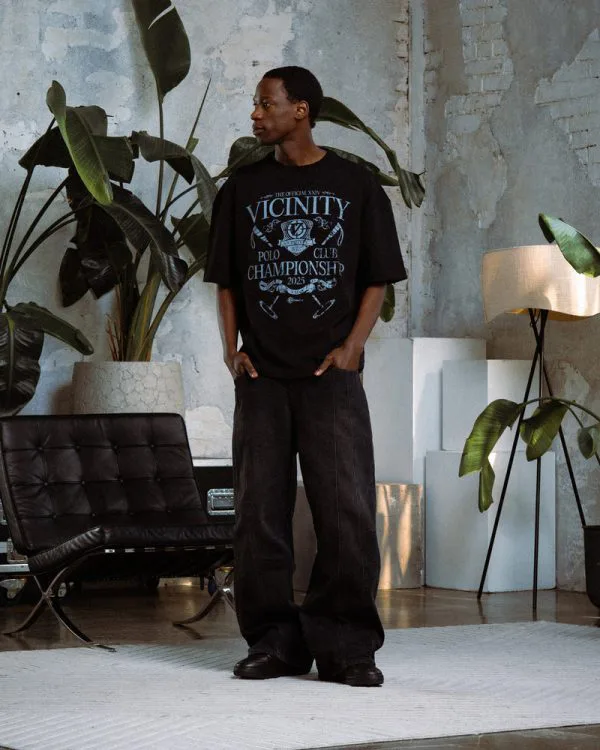 POLO CLUB TEE BLACK - Sweats & Hoodies - streetwear Avenue Wear