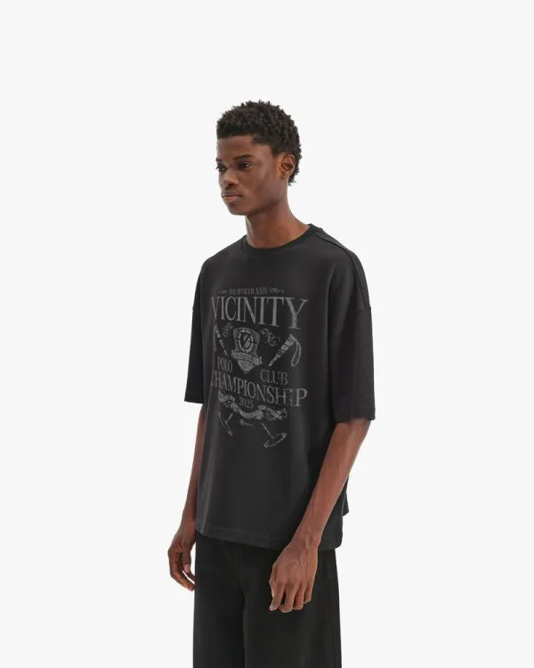 POLO CLUB TEE BLACK - Sweats & Hoodies - streetwear Avenue Wear