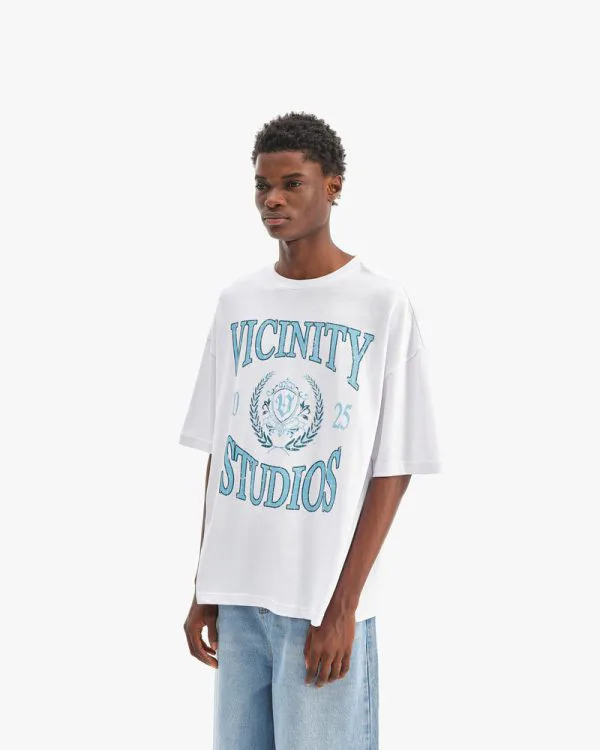 PRESTIGE TEE WHITE - Sweats & Hoodies - streetwear Avenue Wear