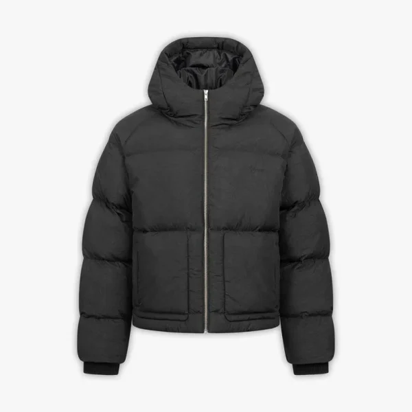 Puffer jacket black - Avenue Wear
