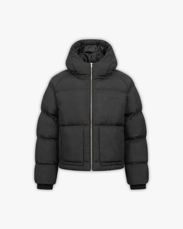 Puffer jacket black - Avenue Wear