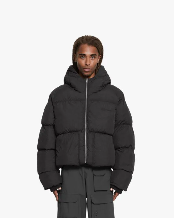 PUFFER JACKET BLACK - Vestes - streetwear Avenue Wear