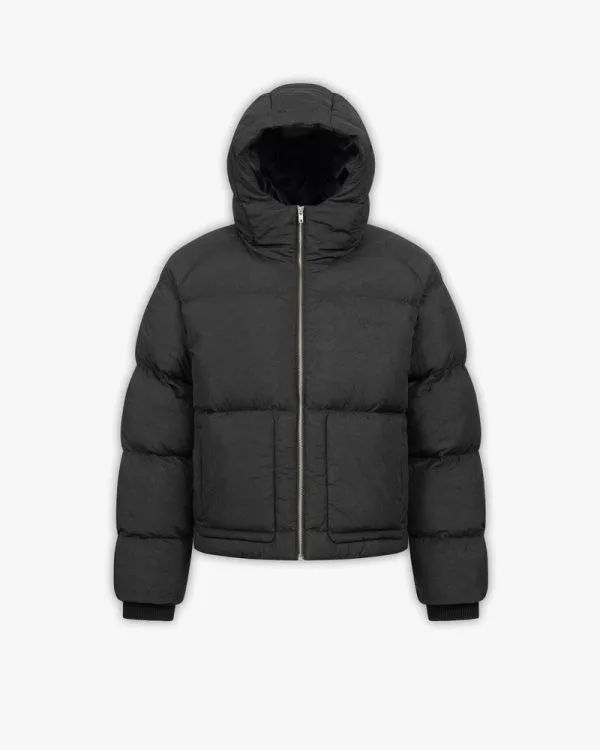 PUFFER JACKET BLACK - Vestes - streetwear Avenue Wear