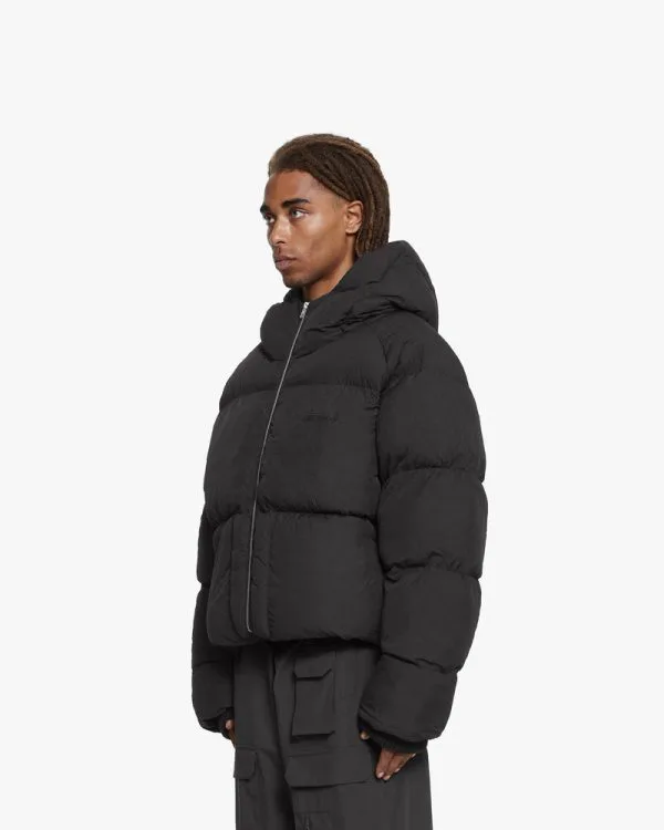 PUFFER JACKET BLACK - Vestes - streetwear Avenue Wear
