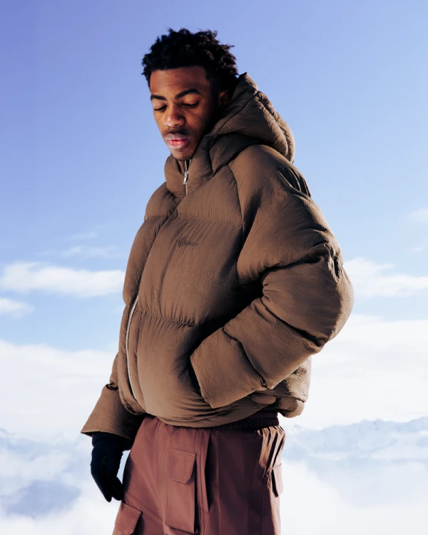 PUFFER JACKET BROWN - Vestes - streetwear Avenue Wear