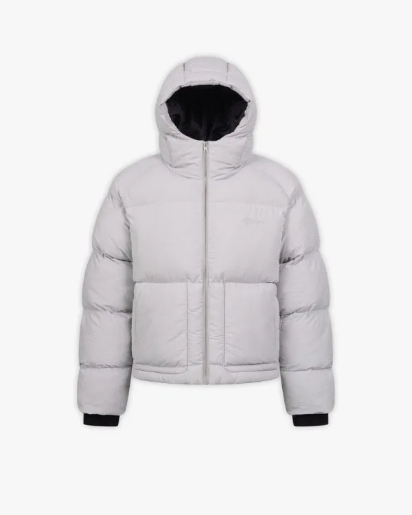PUFFER JACKET LIGHT GREY - Vestes - streetwear Avenue Wear