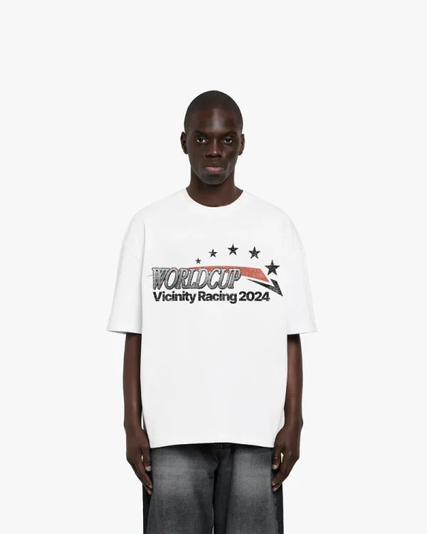 RACING 2024 TEE WHITE - T-Shirts - streetwear Avenue Wear