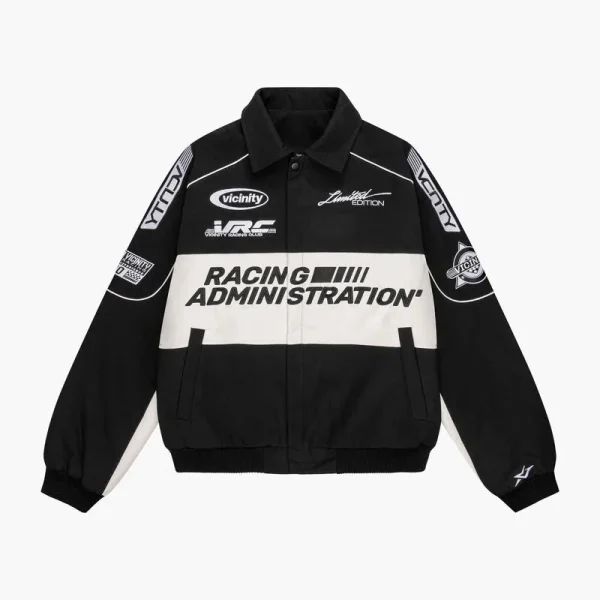 Racing jacket black - Avenue Wear