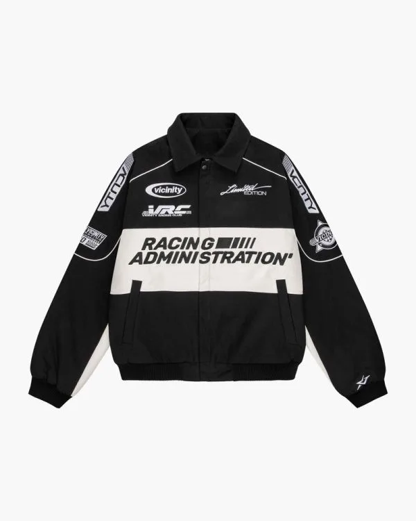 Racing jacket black - Avenue Wear