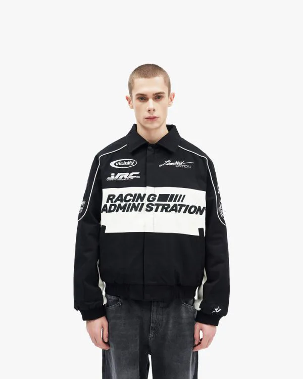 RACING JACKET BLACK - Vestes - streetwear Avenue Wear