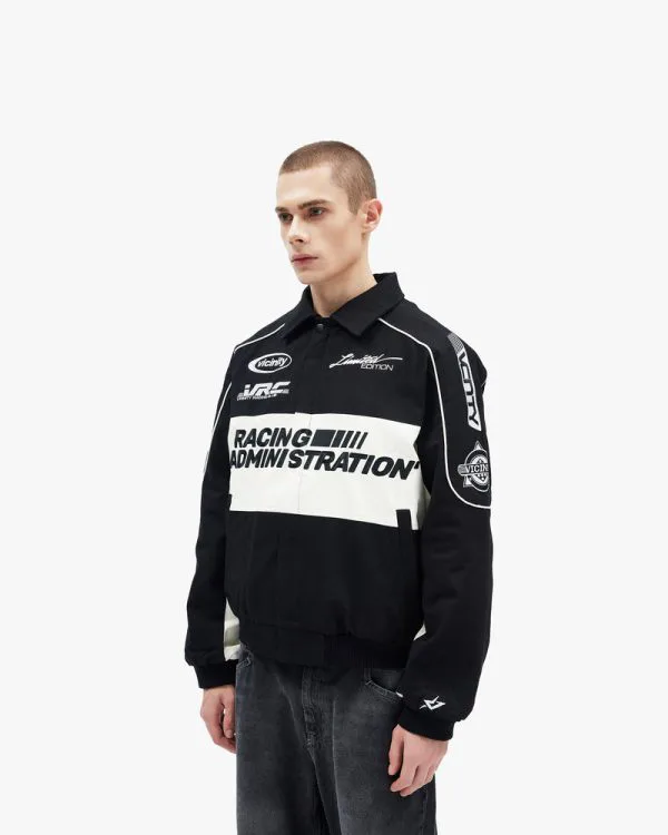 RACING JACKET BLACK - Vestes - streetwear Avenue Wear