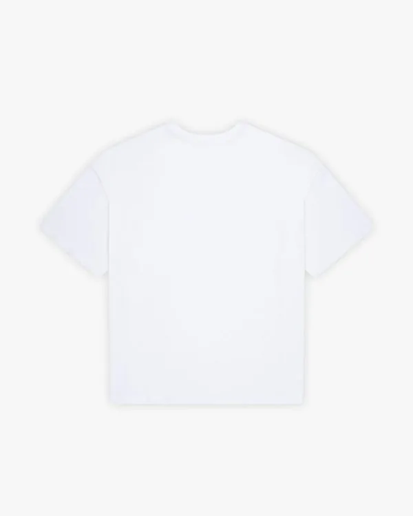 RACING LOGOS TEE WHITE - T-Shirts - streetwear Avenue Wear