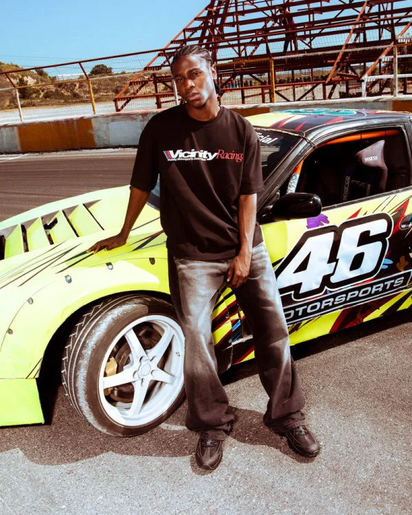 RACING TEE BLACK - T-Shirts - streetwear Avenue Wear