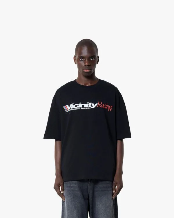 RACING TEE BLACK - T-Shirts - streetwear Avenue Wear