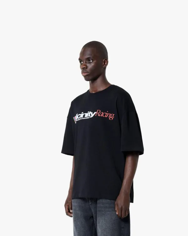 RACING TEE BLACK - T-Shirts - streetwear Avenue Wear