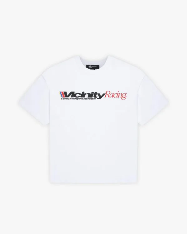 Racing tee white - Avenue Wear