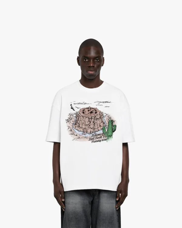 REDROCK TEE WHITE - T-Shirts - streetwear Avenue Wear