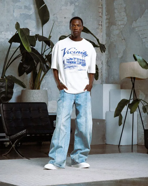 RESORT TEE BEIGE - Sweats & Hoodies - streetwear Avenue Wear