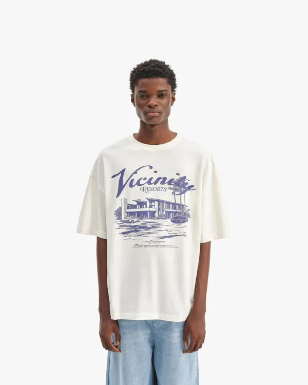 RESORT TEE BEIGE - Sweats & Hoodies - streetwear Avenue Wear