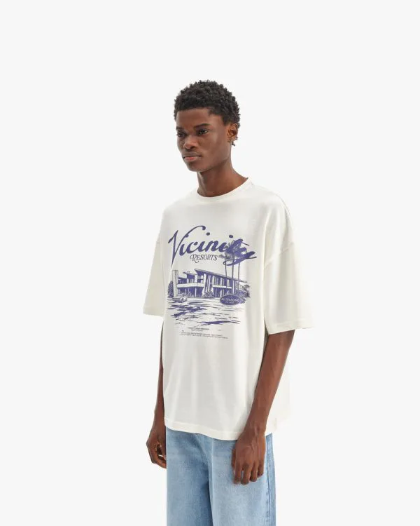 RESORT TEE BEIGE - Sweats & Hoodies - streetwear Avenue Wear