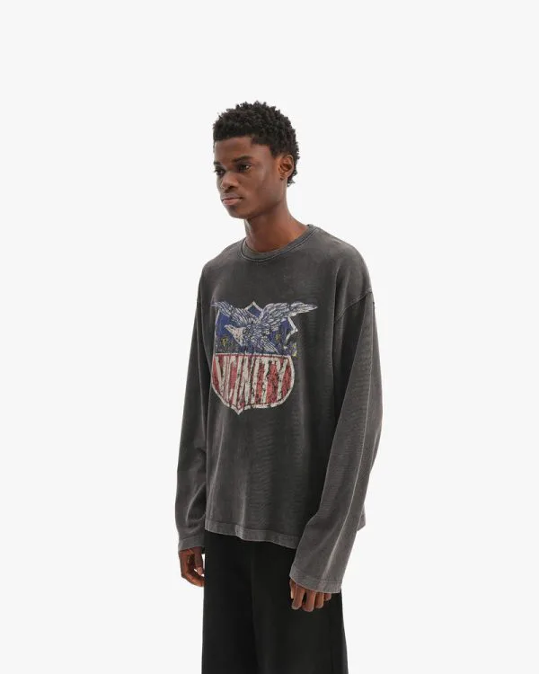 ROUTE LONGSLEEVE VINTAGE BLACK - Sweats & Hoodies - streetwear Avenue Wear