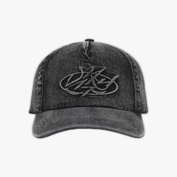 Script denim cap black - Avenue Wear