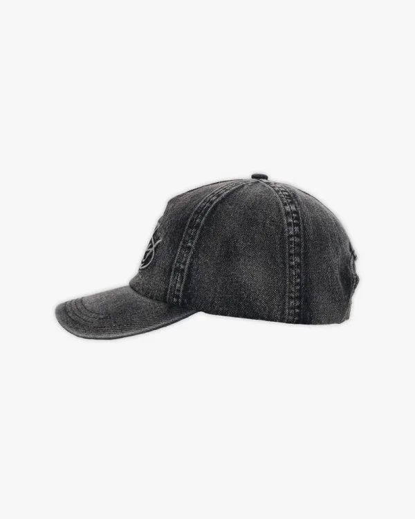 SCRIPT DENIM CAP BLACK - Pantalons & Jorts - streetwear Avenue Wear