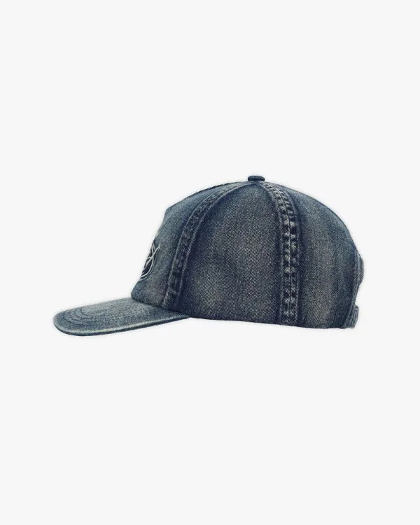 SCRIPT DENIM CAP BLUE - Pantalons & Jorts - streetwear Avenue Wear