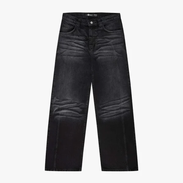 Script denim washed black - Avenue Wear