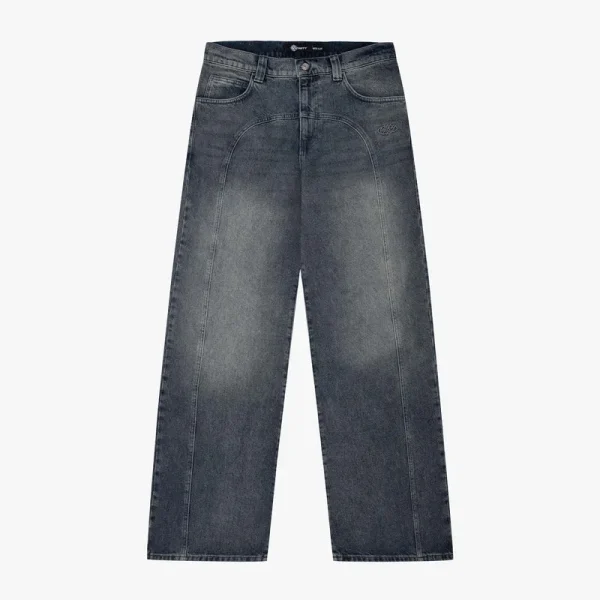 Script denim washed blue - Avenue Wear