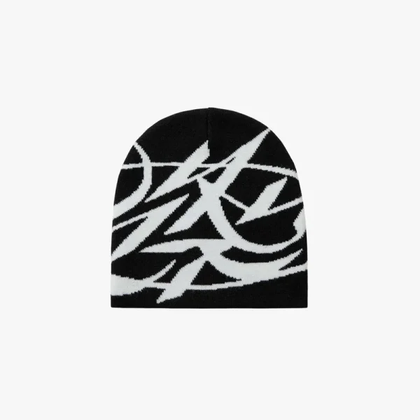 Script logo beanie black - Avenue Wear