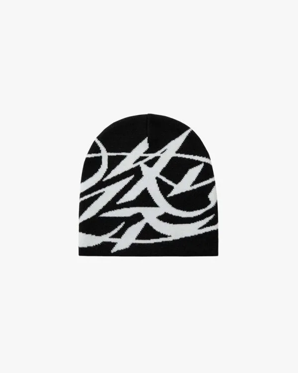 Script logo beanie black - Avenue Wear