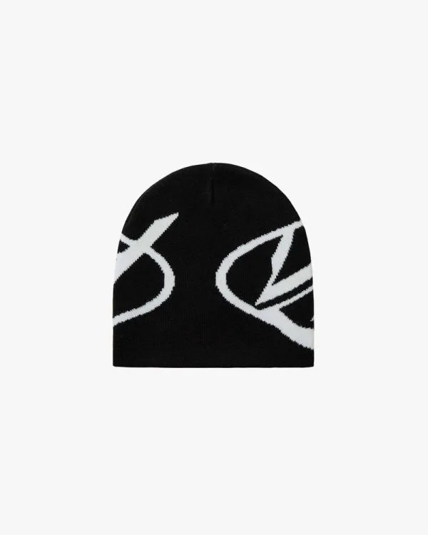 SCRIPT LOGO BEANIE - BLACK - Accessoires - streetwear Avenue Wear
