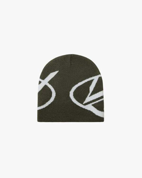 SCRIPT LOGO BEANIE - GREEN - Accessoires - streetwear Avenue Wear