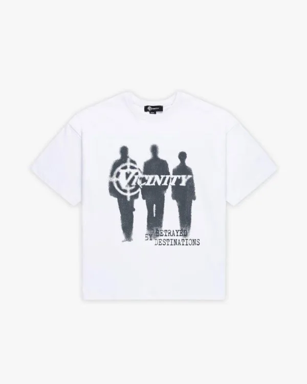 Shadow tee white - Avenue Wear