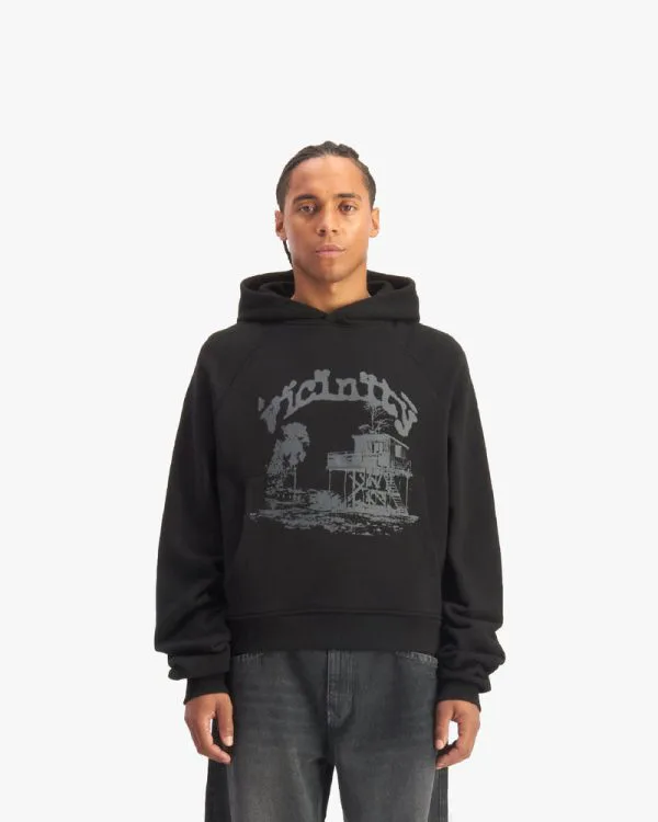 SHOOTING HOUSE HOODIE BLACK - Sweats & Hoodies - streetwear Avenue Wear