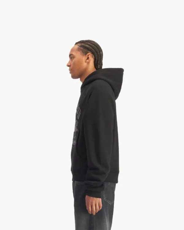 SHOOTING HOUSE HOODIE BLACK - Sweats & Hoodies - streetwear Avenue Wear