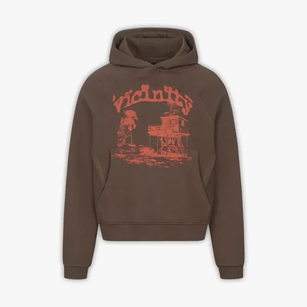 Shooting house hoodie brown - Avenue Wear