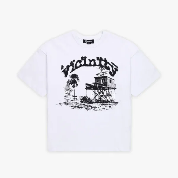 Shooting house tee white - Avenue Wear