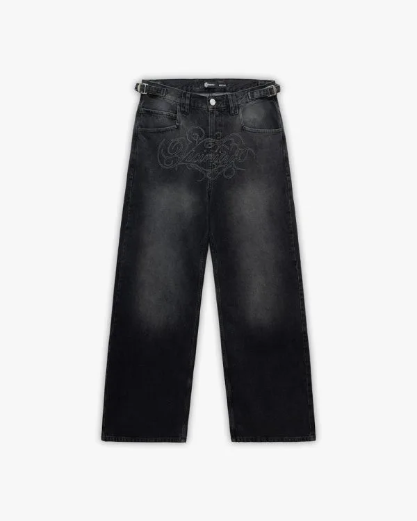 Signature denim black washed - Avenue Wear