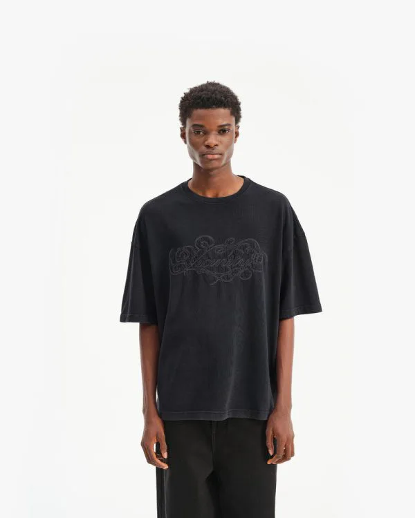 SIGNATURE TEE VINTAGE BLACK - Sweats & Hoodies - streetwear Avenue Wear