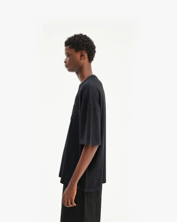 SIGNATURE TEE VINTAGE BLACK - Sweats & Hoodies - streetwear Avenue Wear