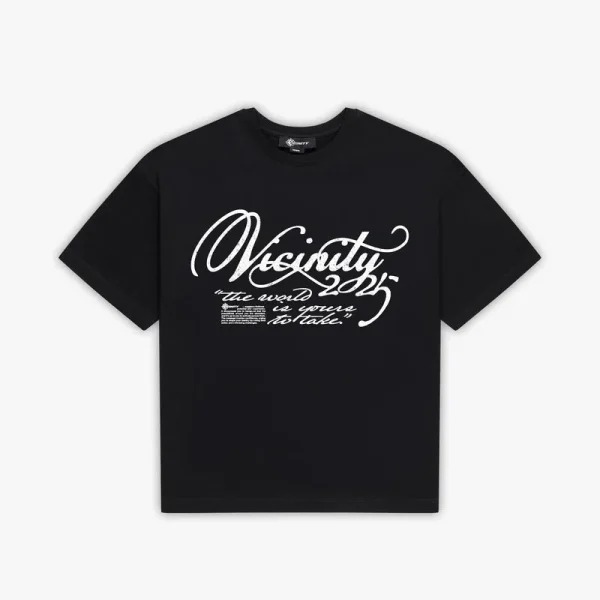 Sinuous tee black - Avenue Wear