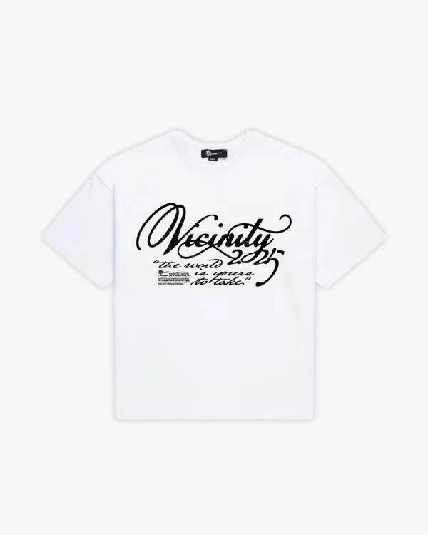 Sinuous tee white - Avenue Wear