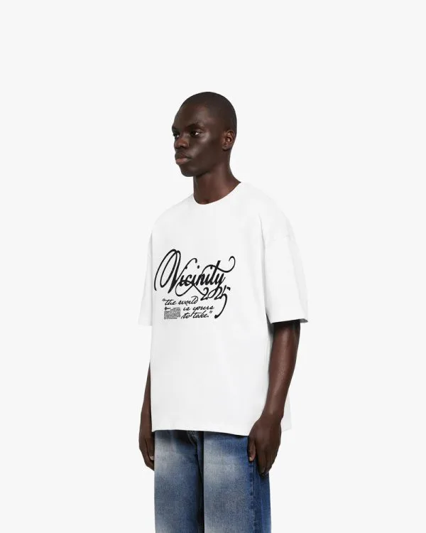 SINUOUS TEE WHITE - T-Shirts - streetwear Avenue Wear