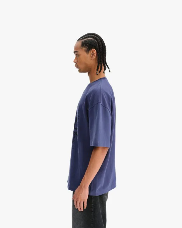 SIX SHOOTER DUEL TEE NAVY - T-Shirts - streetwear Avenue Wear