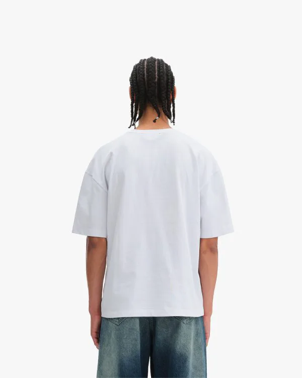 SIX SHOOTER DUEL TEE WHITE - T-Shirts - streetwear Avenue Wear
