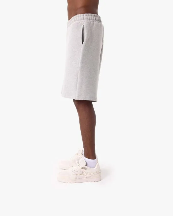 SOFTS SHORTS GREY MELANGE - Pantalons & Jorts - streetwear Avenue Wear