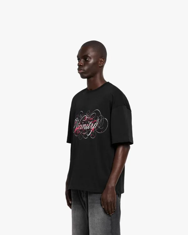 SPLATTER TEE BLACK - T-Shirts - streetwear Avenue Wear